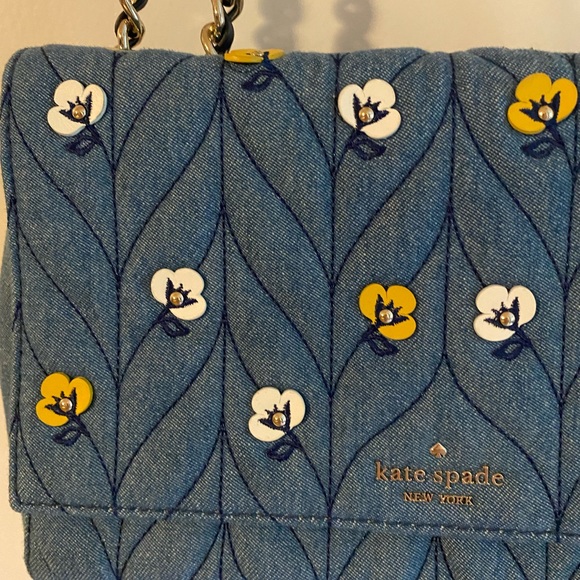 Kate Spade Quilted Denim Bag - Picture 6 of 6